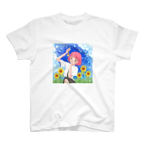 夏のサブカル女子 Regular Fit T-Shirt