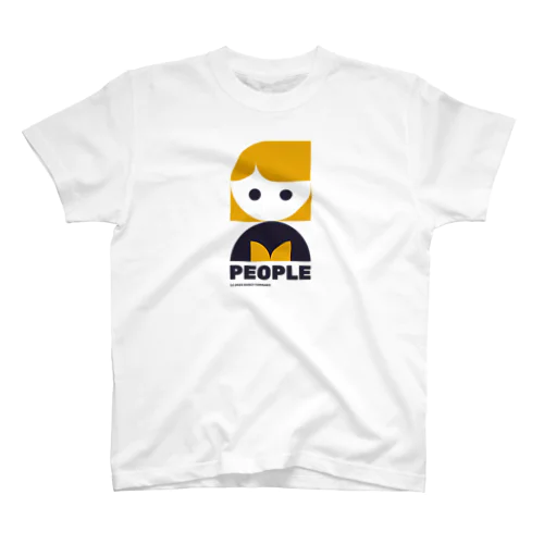 "PEOPLE" - BOOK GIRL Regular Fit T-Shirt