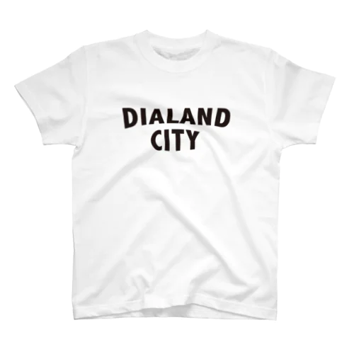 DIALAND CITY BLACK Regular Fit T-Shirt