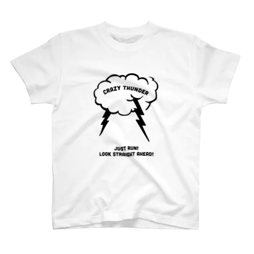 crazy Thunder 白Tシャツ スタンダードTシャツ