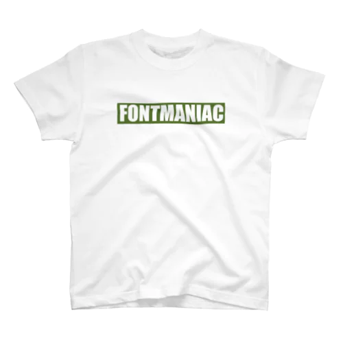 FONTMANIAC ベーシック スタンダードTシャツ