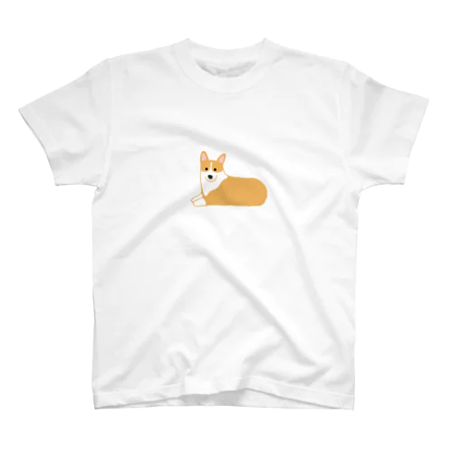 コーギーふせ スタンダードTシャツ