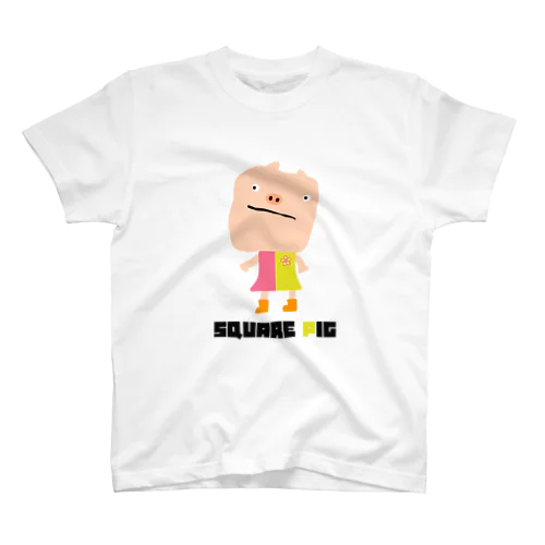 “SQUARE PIG” スタンダードTシャツ