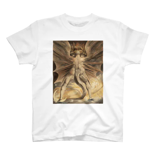 巨大な赤い龍と太陽を着た女 / Great Red Dragon and the Woman Clothed with the Sun Regular Fit T-Shirt