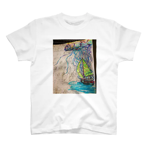 RADIOルルイエオリジナル番組CUEシート深海不気味イラストグッズ Regular Fit T-Shirt