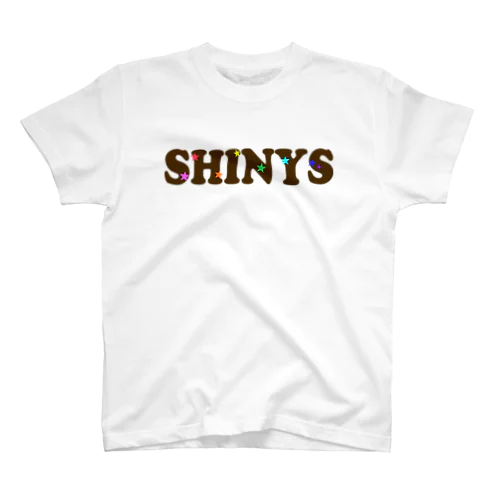 SHINYS ver.2（濃茶ロゴ） スタンダードTシャツ