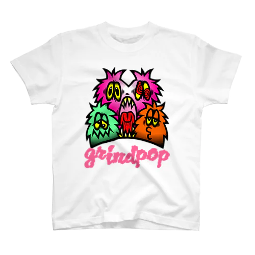 gp-spiky monsterz PINK Regular Fit T-Shirt