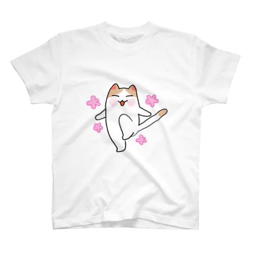 ハッピー猫 Regular Fit T-Shirt