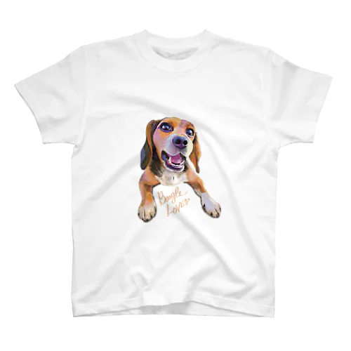 ビーグル犬LOVE スタンダードTシャツ