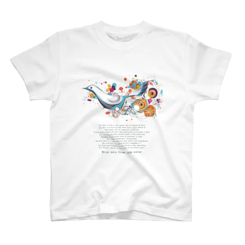 『ソーダ水からうまれたとり』【寄付付き商品】 スタンダードTシャツ