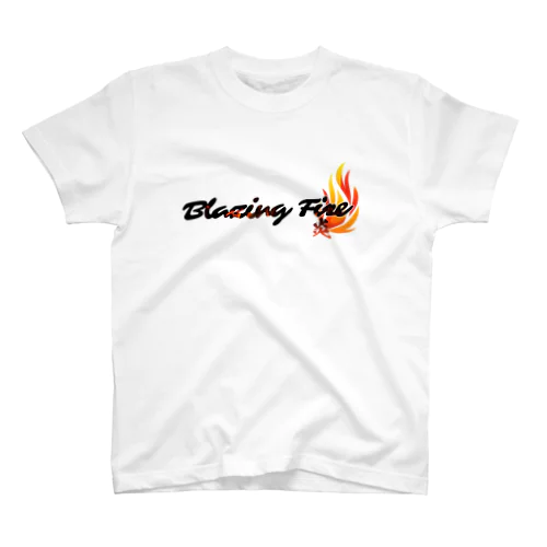 炎-Blazing Fire-【淡色系アパレル】 Regular Fit T-Shirt