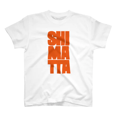 SHIMATTA orange Regular Fit T-Shirt