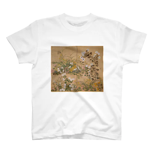 日本画：尾形光琳_秋草図 右隻 Regular Fit T-Shirt