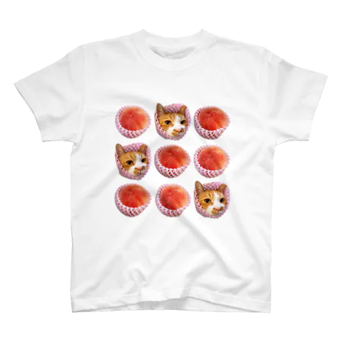 桃猫ちゃん Regular Fit T-Shirt