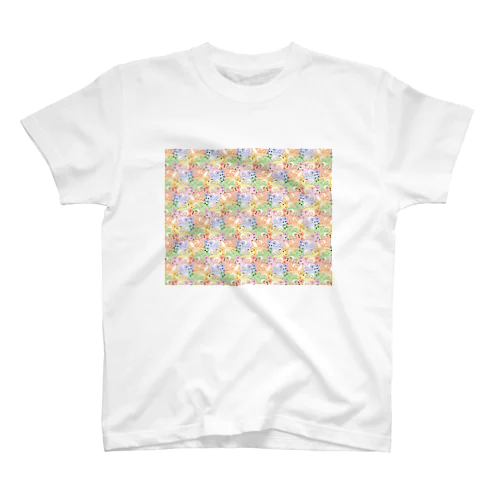 楽しい犬の模様３（多色） スタンダードTシャツ