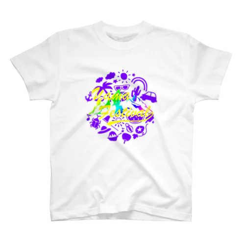 ヤマフェスステッカー（紫） Regular Fit T-Shirt