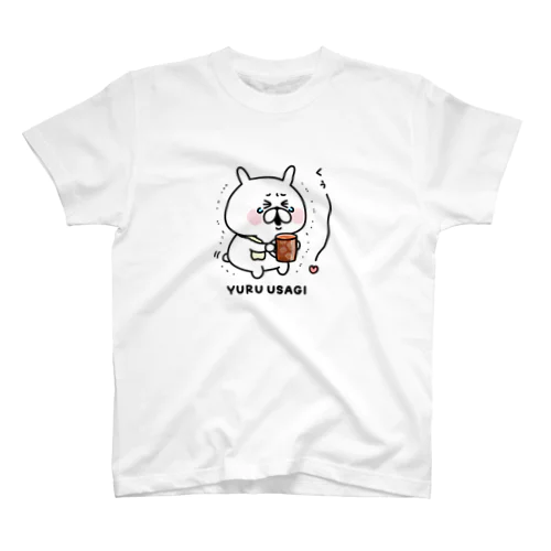 ゆるうさぎ　くぅ～♡麦茶 スタンダードTシャツ