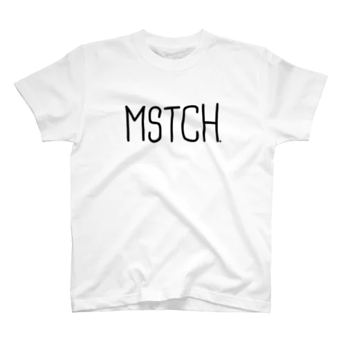 手書きMSTCH黒ロゴTシャツ Regular Fit T-Shirt