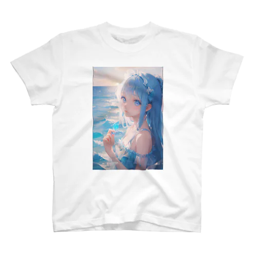 海と少女 スタンダードTシャツ