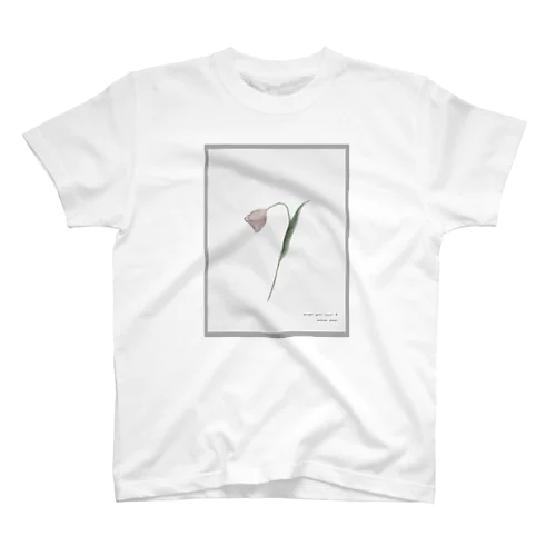 Tulip , shabby chic Greige . スタンダードTシャツ