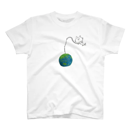 地球を釣った龍 スタンダードTシャツ