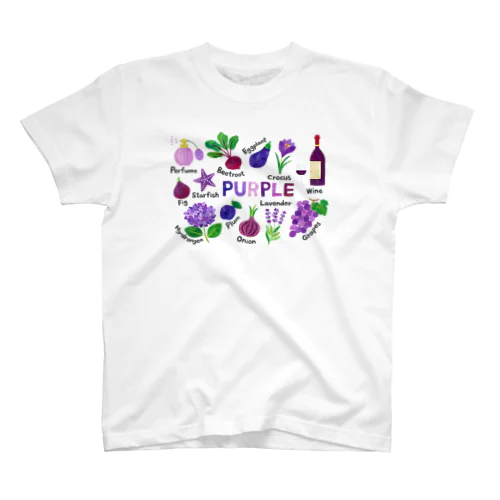 PURPLE T-shirt Regular Fit T-Shirt