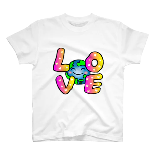 LOVE🌍️地球 Regular Fit T-Shirt