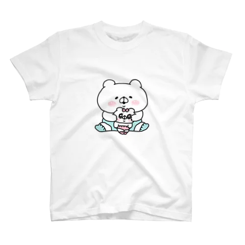 あいちてるんだから〜♡クマさん スタンダードTシャツ