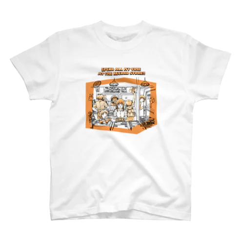SPEND ALL MY TIME (ORANGE) Regular Fit T-Shirt