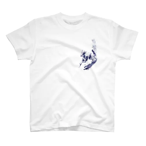 疾走する犬 Regular Fit T-Shirt