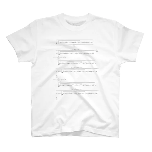 三次方程式の解の公式 Regular Fit T-Shirt