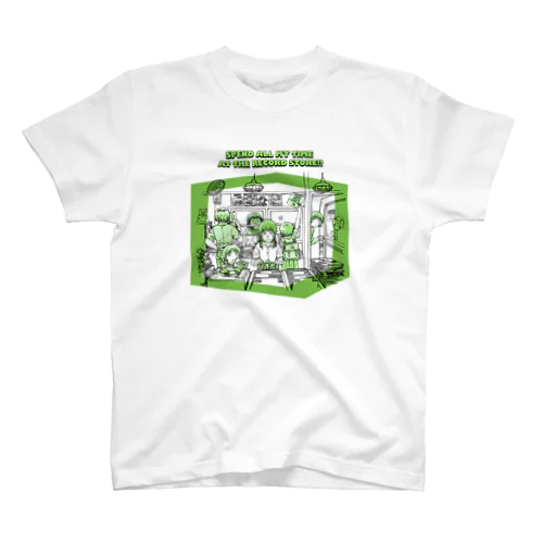 SPEND ALL MY TIME (GREEN) Regular Fit T-Shirt