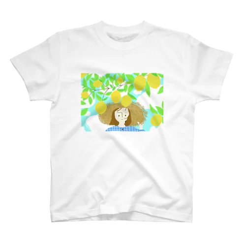 レモン畑の女の子 Regular Fit T-Shirt