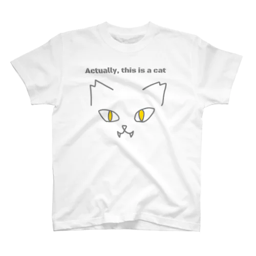 実は猫なんです３（野良） Regular Fit T-Shirt
