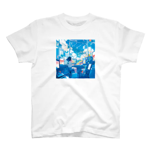 AI BLUE_02 スタンダードTシャツ
