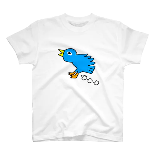 幸せの青い鳥 Regular Fit T-Shirt