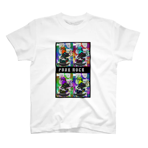 PUNK ROCK-イロトリドリビックプリント スタンダードTシャツ