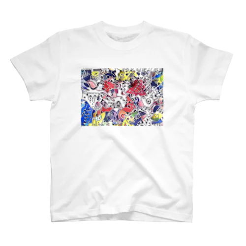 マイ ラクガキ コレクション！(シリーズ) by.地底人 オリジナルグッズ スタンダードTシャツ