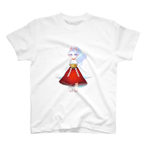 にじげん尼崎公式キャラクター　天音虹狐　配信Ver Regular Fit T-Shirt