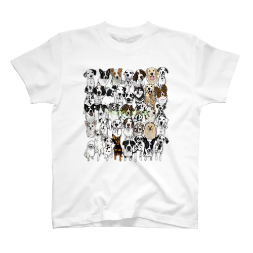 Waiting dogs  スタンダードTシャツ