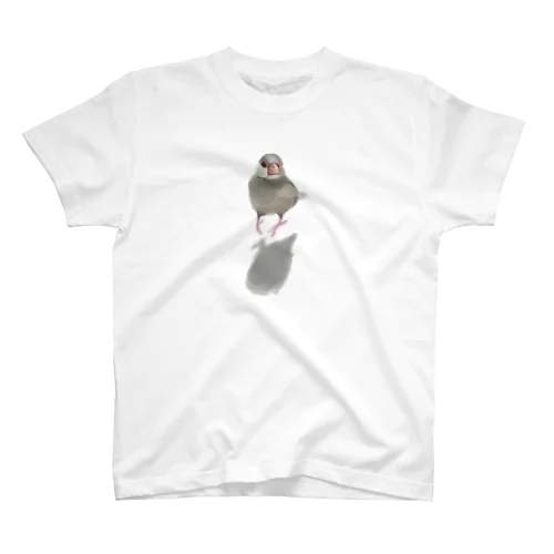 跳ねる文鳥 スタンダードTシャツ