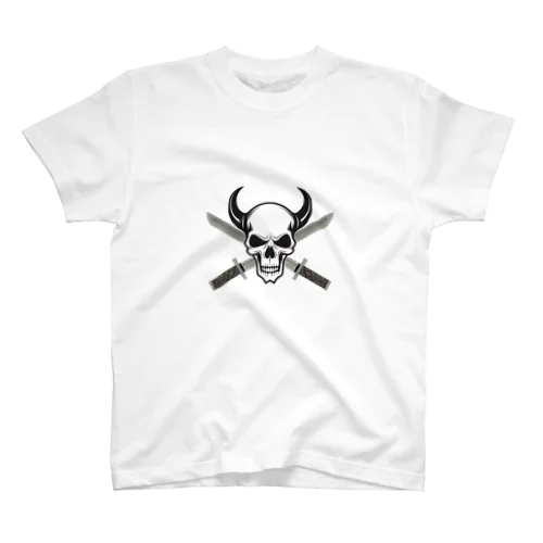 海賊エンブレム -日本刀- Regular Fit T-Shirt
