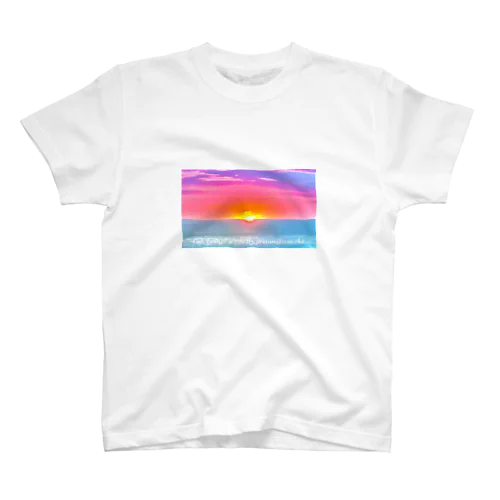 ゆるやかなSUNSET Regular Fit T-Shirt