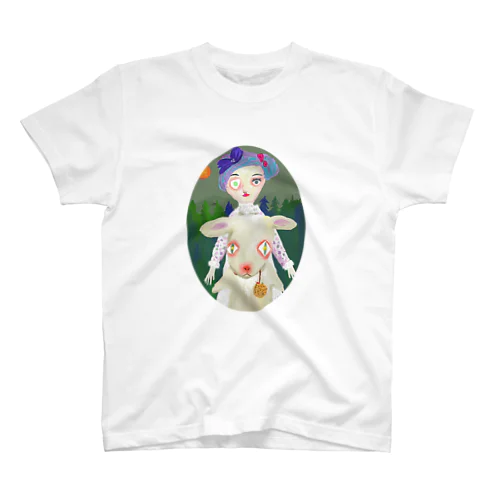 おかみさんとヤギ スタンダードTシャツ