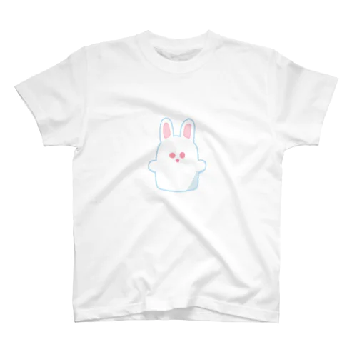 【はにとも】白うさぎはにわ スタンダードTシャツ