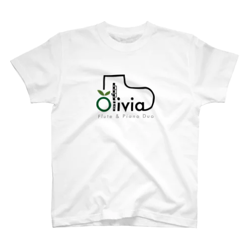  Oliviaロゴ Regular Fit T-Shirt