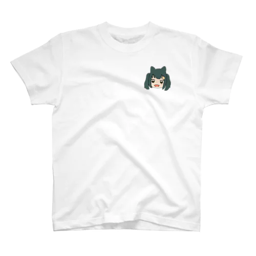 緑っぽいねこみみちゃん スタンダードTシャツ