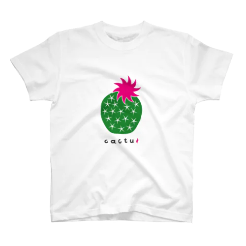 毎日ロゴ_サボテン スタンダードTシャツ