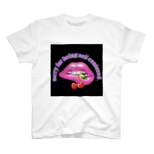 自己中でごめん^^ Lip ver. Regular Fit T-Shirt