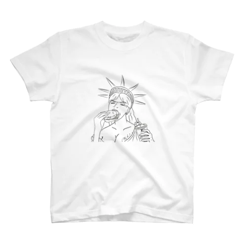 MA-1 Statue of Liberty Regular Fit T-Shirt